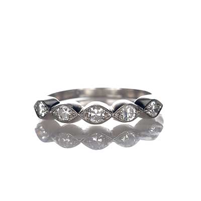 Vintage Wedding Band #R118-14 - Wedding Bands