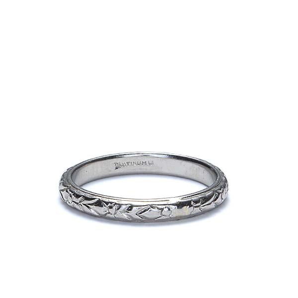 Vintage Wedding Band #R292-05 - Leigh Jay & Co.