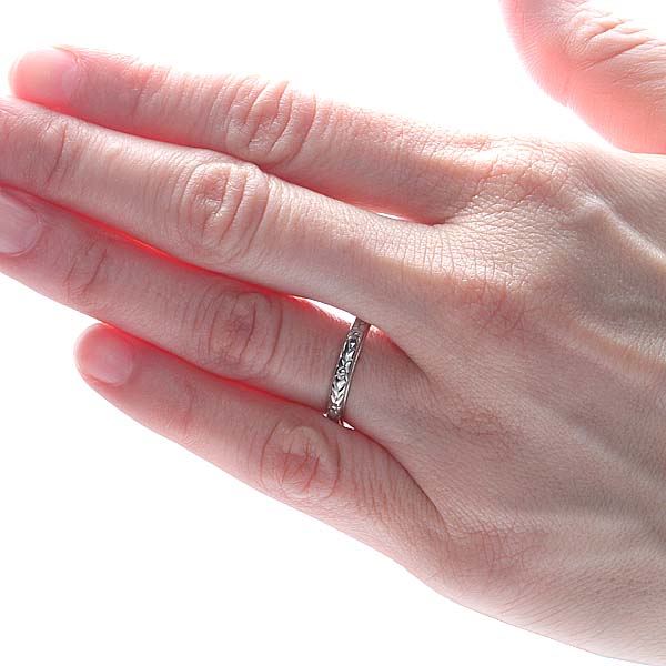 Vintage Wedding Band #R292-05 Default Title