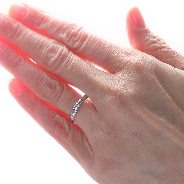 Vintage Wedding Band #R366-02 Default Title