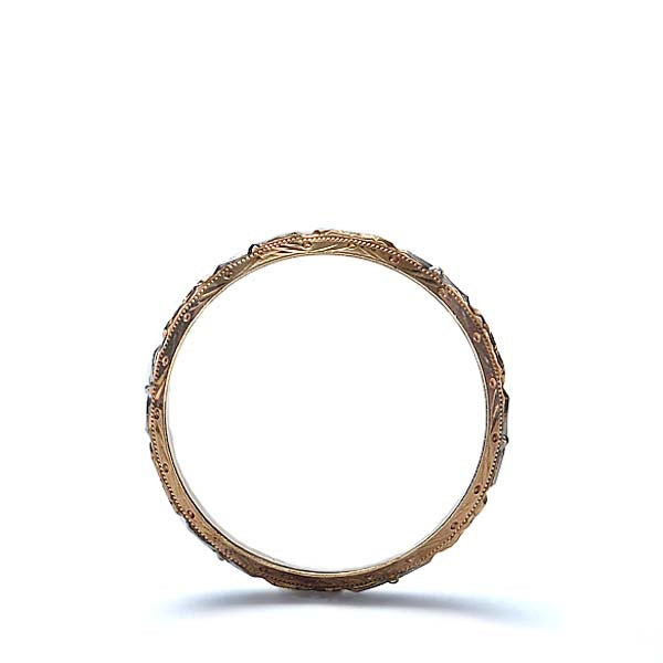 Vintage Wedding Band #VR150622-12 - Wedding Bands for Him