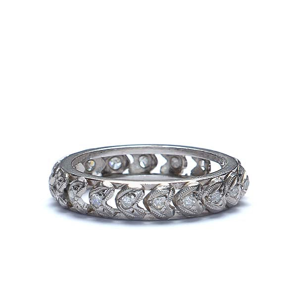 Vintage Wedding Band #VWB-56 - Wedding Bands