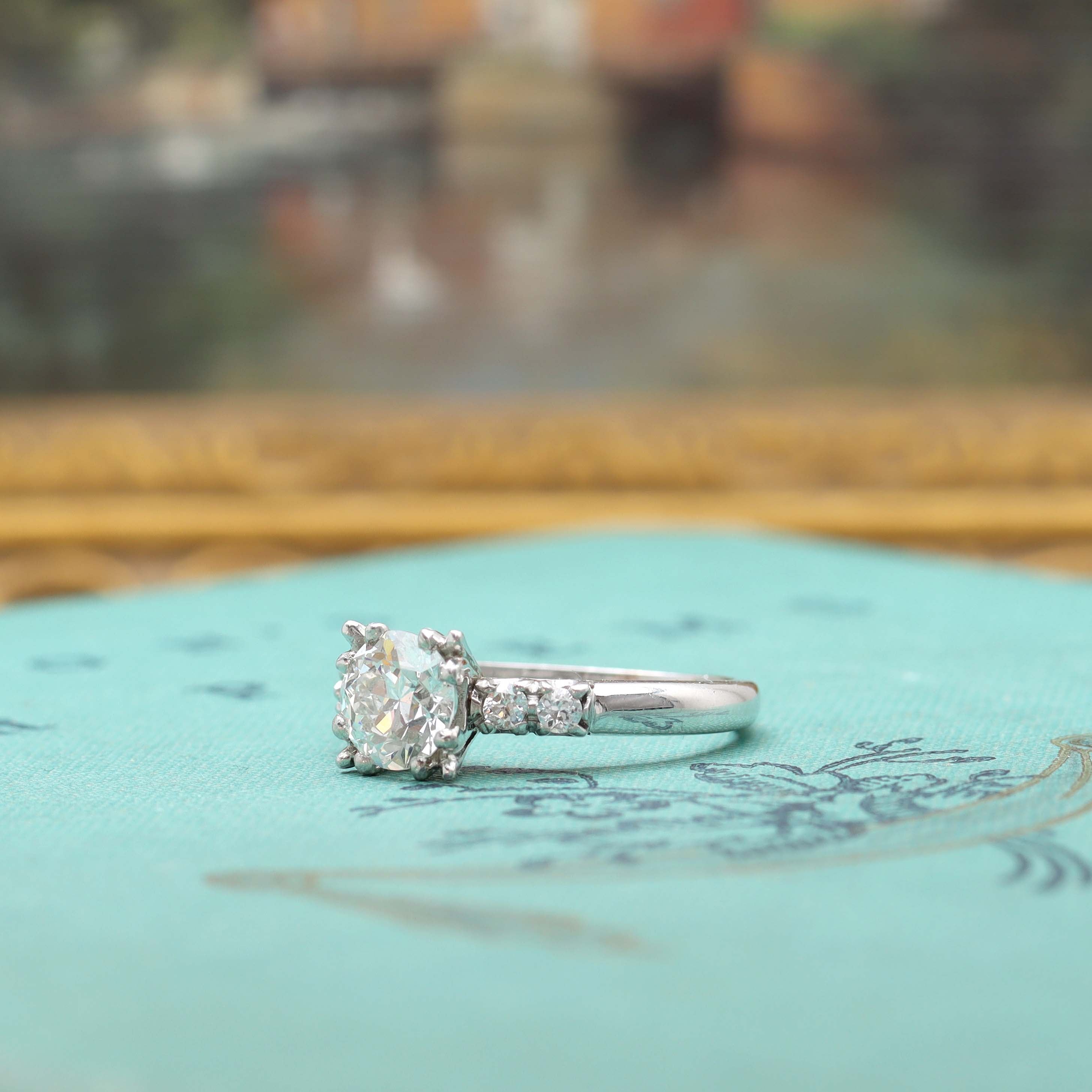 Art Deco Engagement Ring #VR210604-1