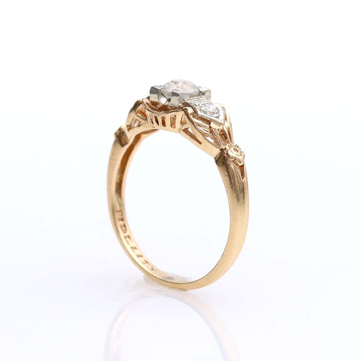 Art Déco Filigree Engagement Ring #VR240422