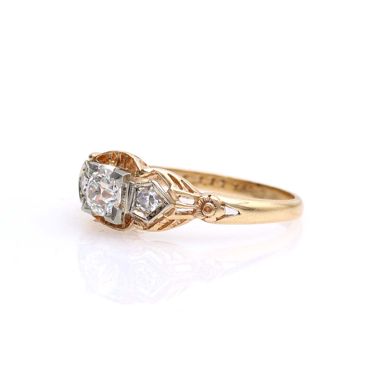 Art Déco Filigree Engagement Ring #VR240422