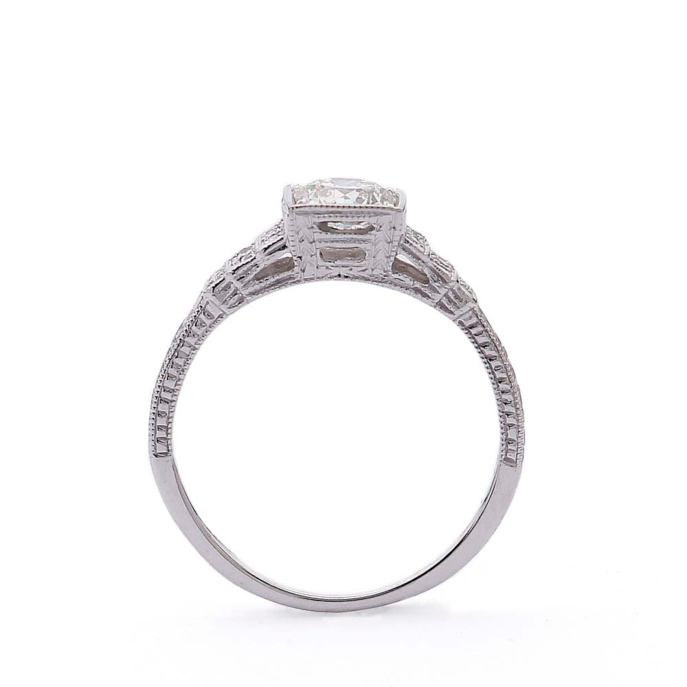 Replica Art Deco Engagement Ring #1285-15