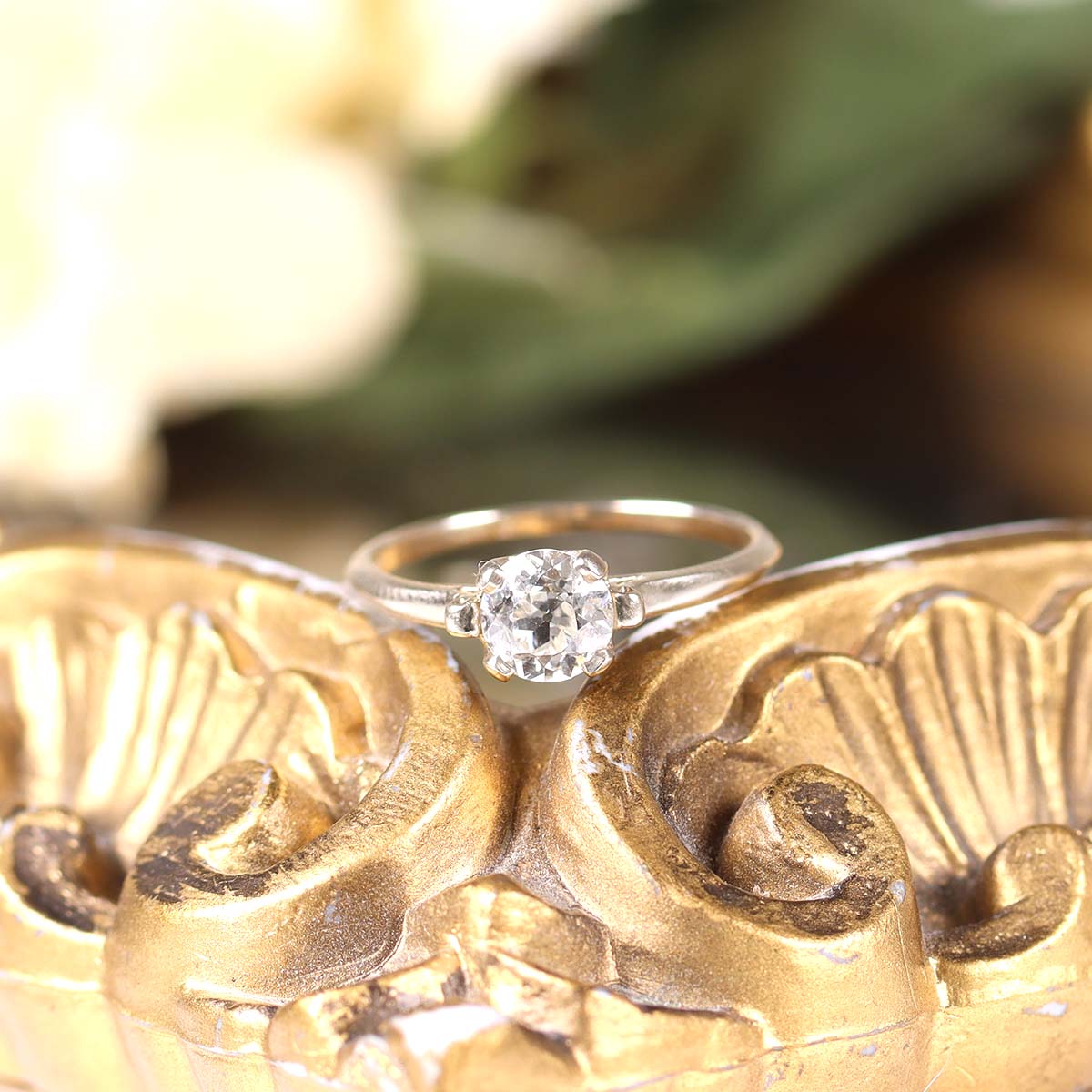 Replica Art Deco Engagment Ring #2443-5