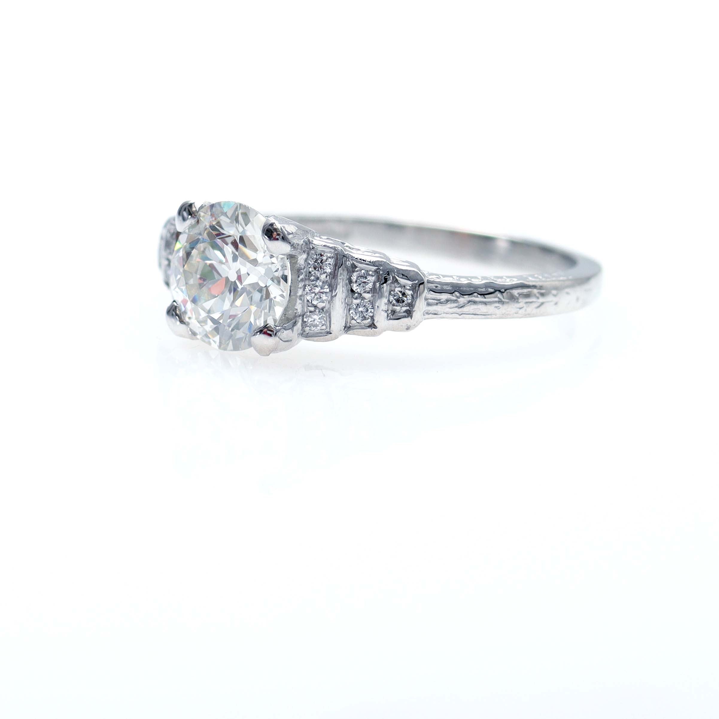 Replica Art Déco Step Ring #2678A-11