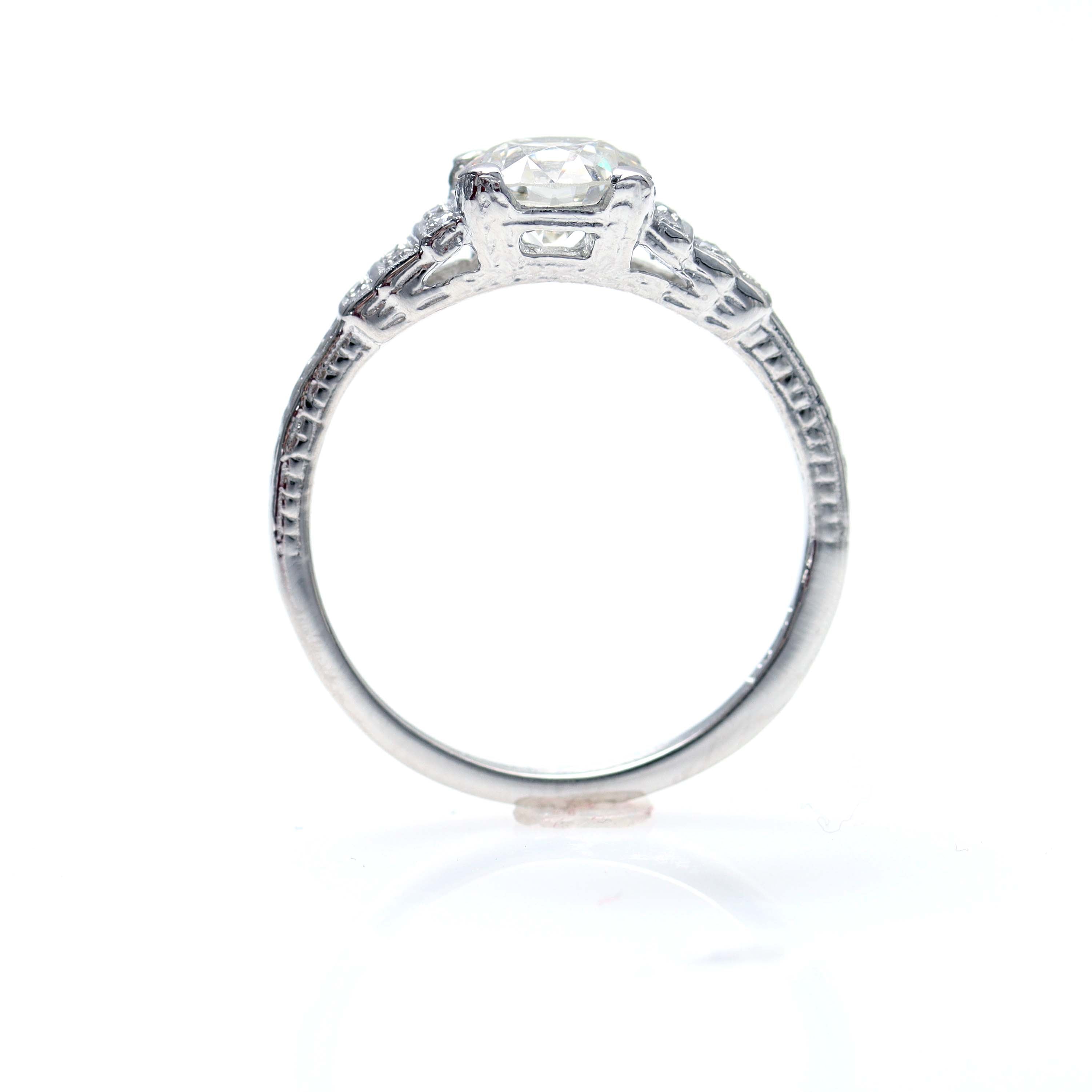 Replica Art Déco Step Ring #2678A-11