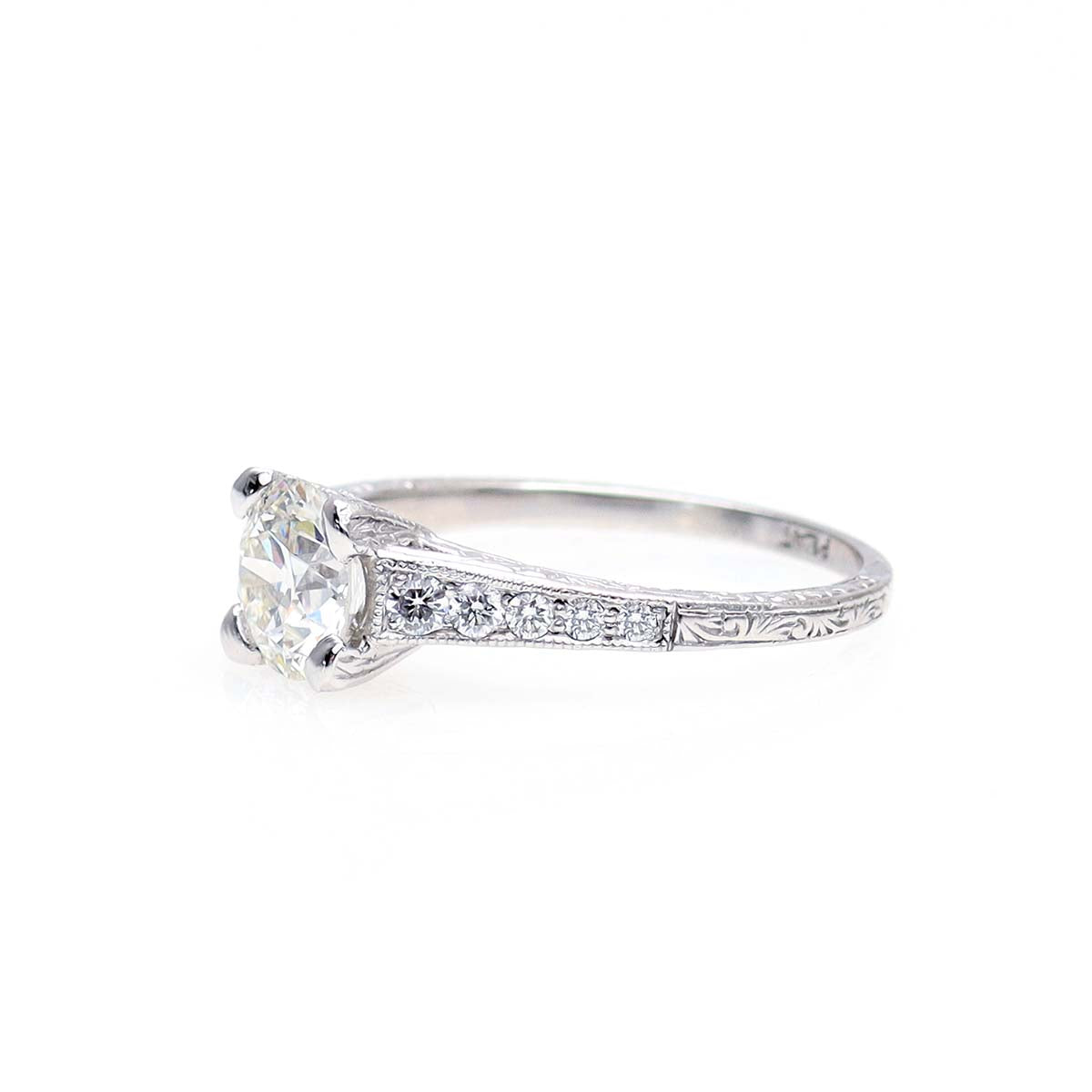 Art Deco Revival Engagement Ring #2698D-6