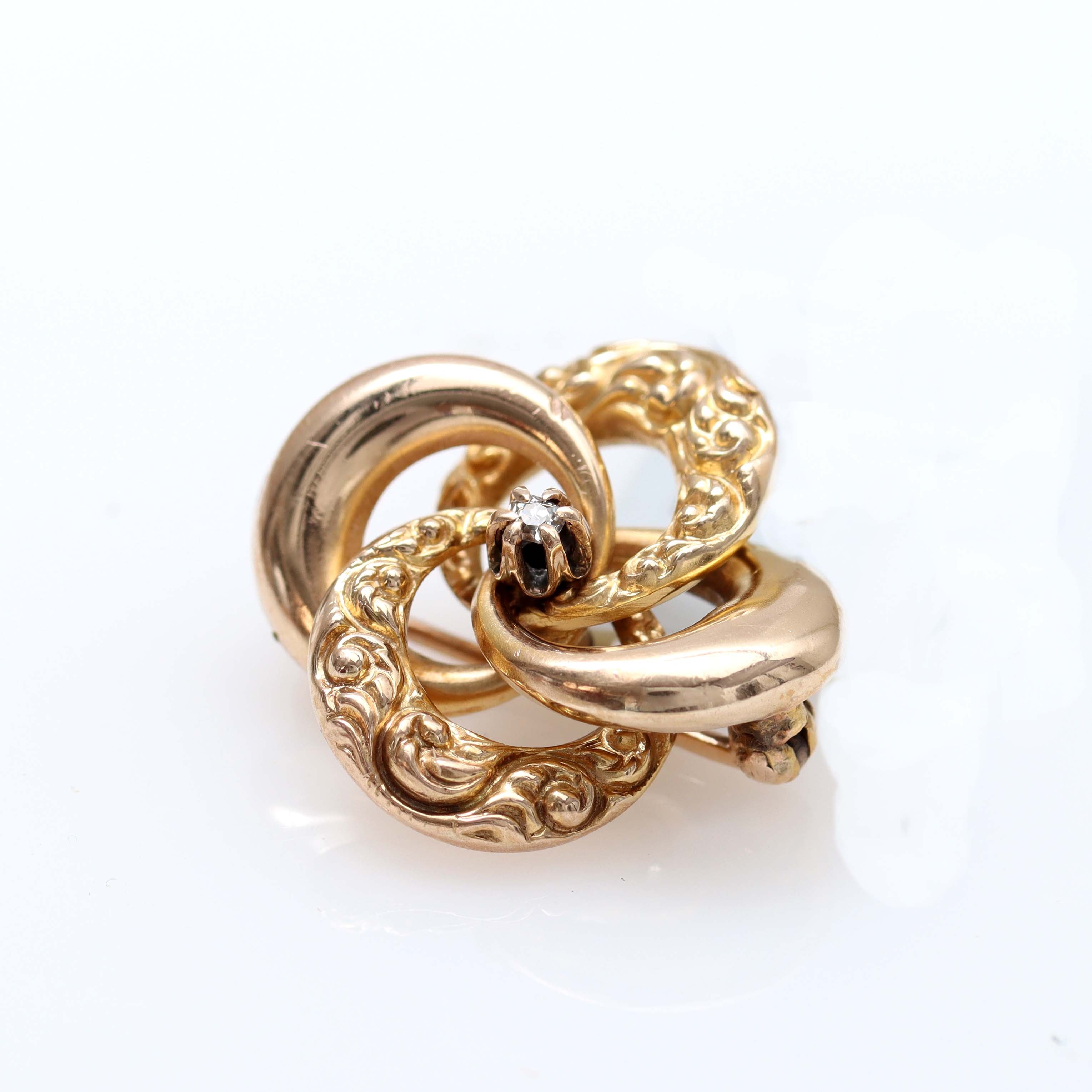 Victorian Era Gold Brooch #VBR230223