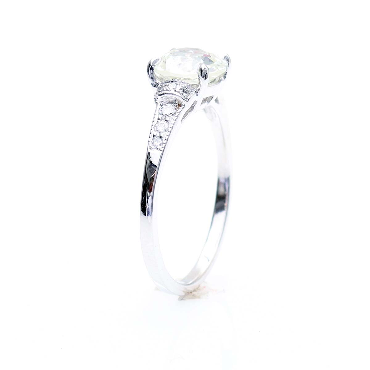 The Lily Replica Art Déco Engagement Ring #3319-5
