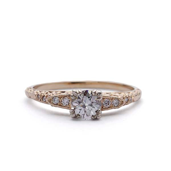Replica Belle Epoque Engagement Ring #3370-04 - Leigh Jay & Co.