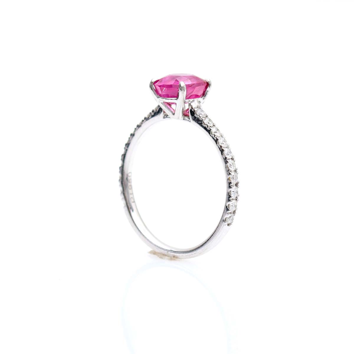 Ruby and Diamond Engagement Ring #3470-4