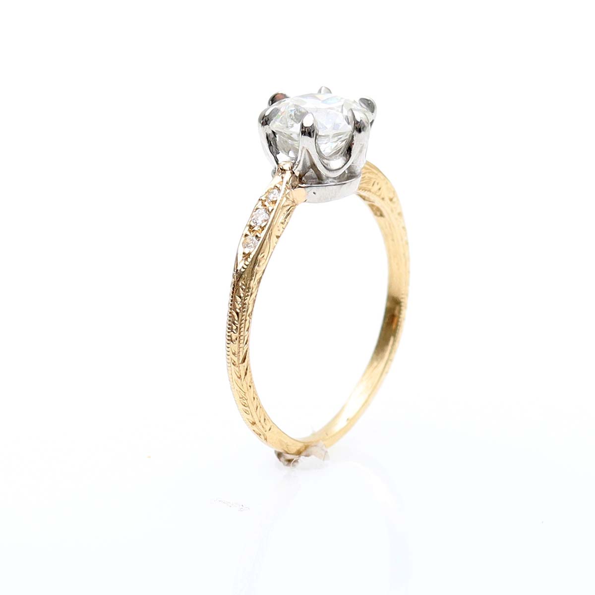 Edwardian Revival Engagement Ring #3604-3