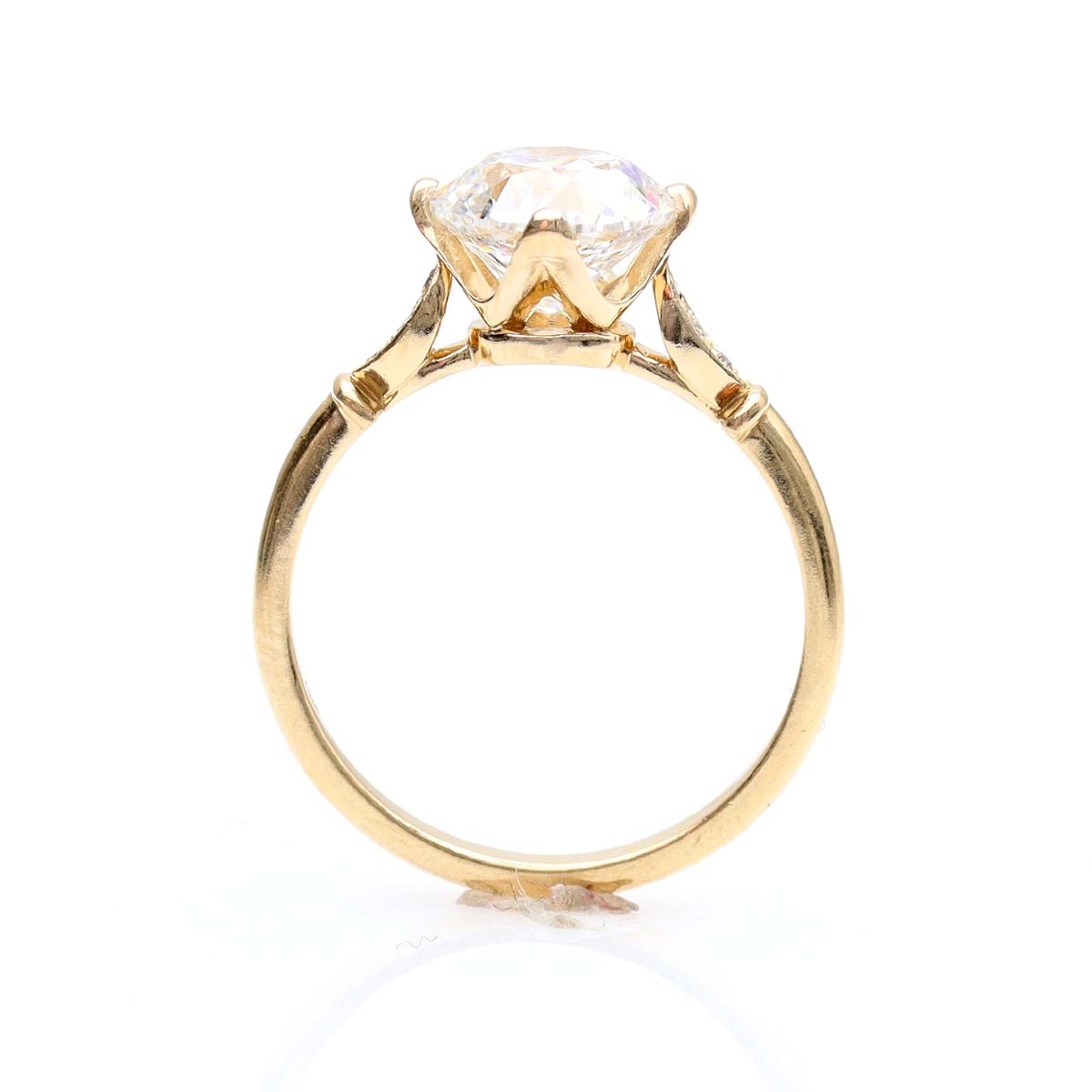 The Zoe Edwardian Inspired Old European Cut Engagement Ring #3606-4