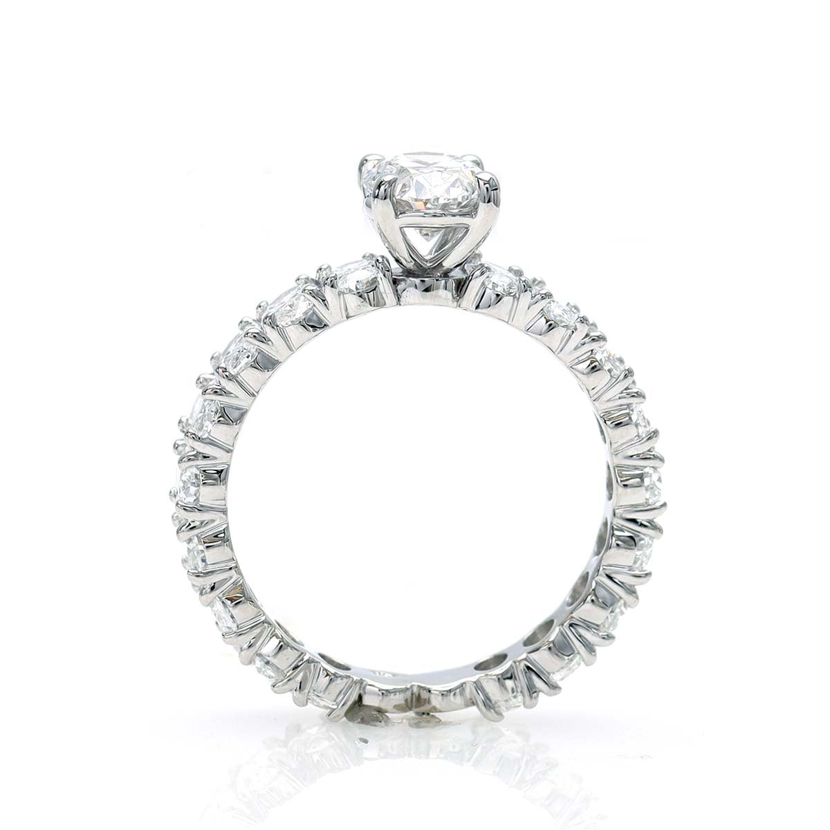 Oval Diamond Engagement Ring #3635-1