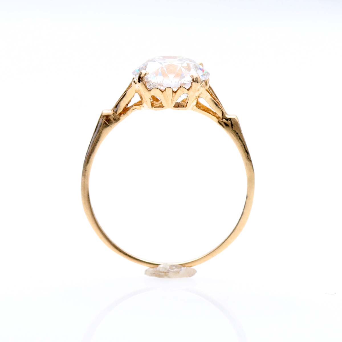 The Jane Retro Engagement Ring #3652-3