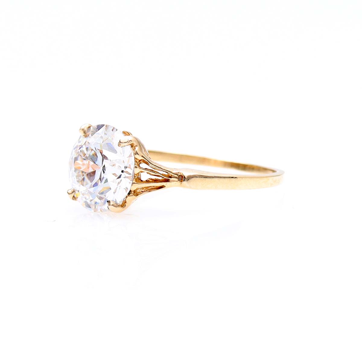 The Jane Retro Engagement Ring #3652-3