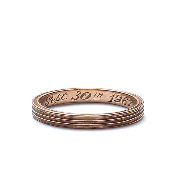 Vintage Wedding Band #3R089V-04 Default Title