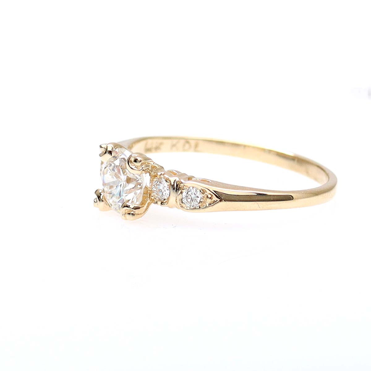The Mercer Retro Inspired Engagement Ring #3607-1 Default Title