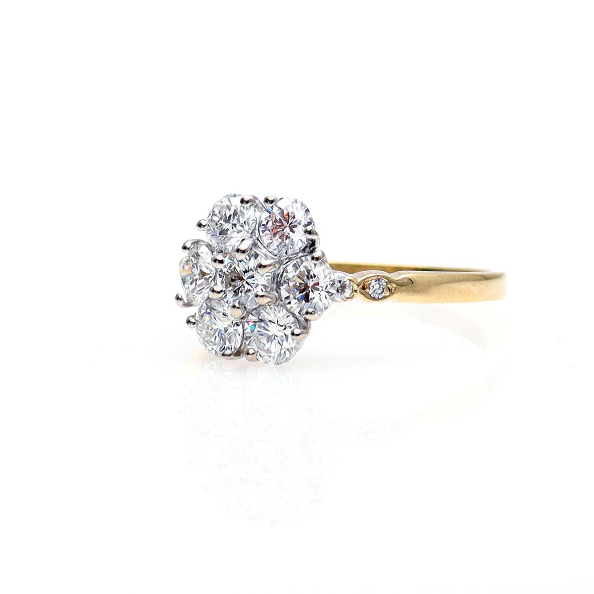 The Daisy Diamond Cluster Ring #3617-1