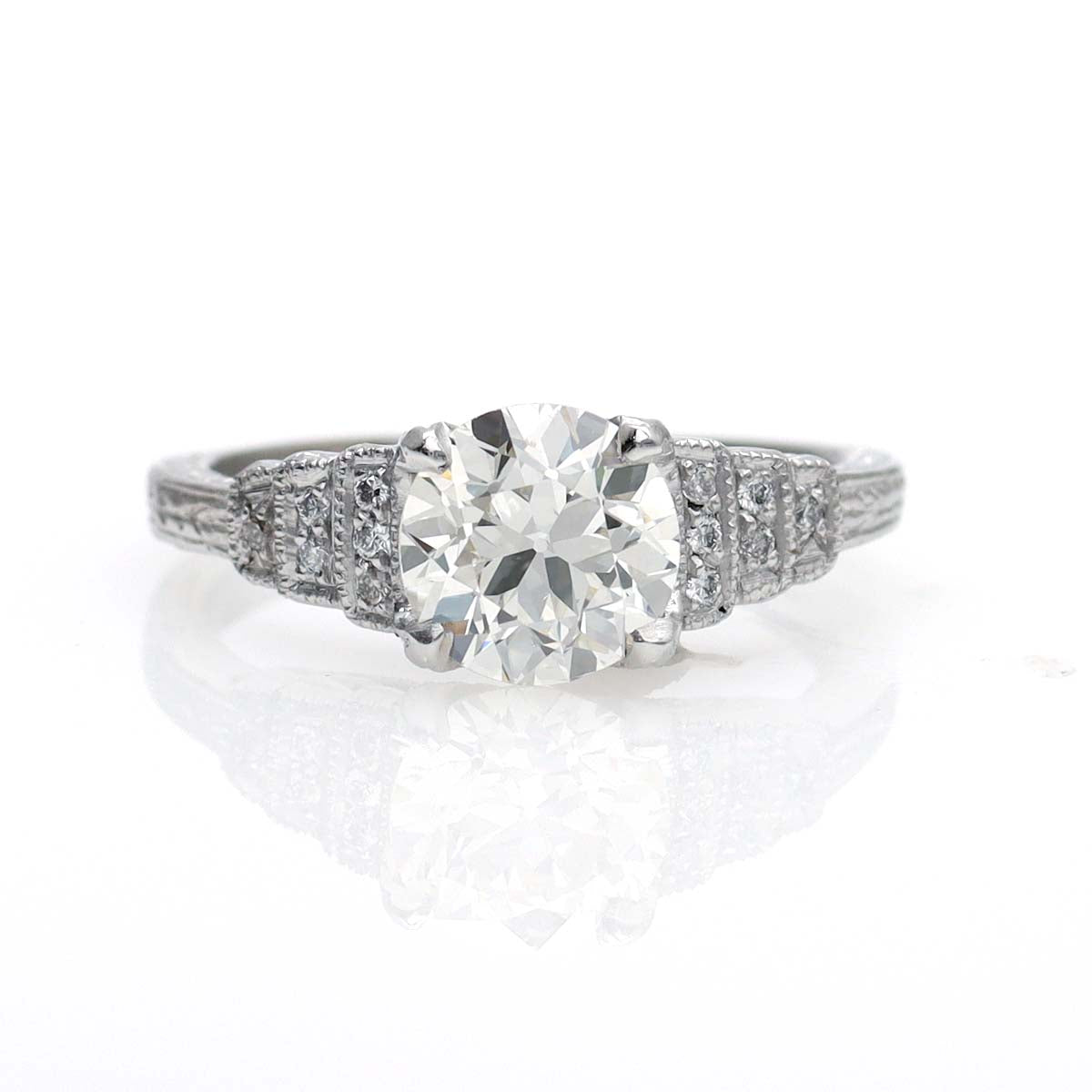 Replica Art Deco Step Ring #2678A-10