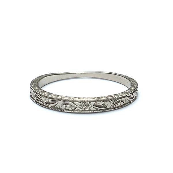 Replica Art Deco Wedding band #L1001 14K