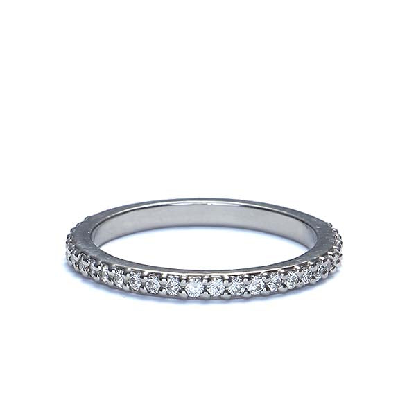 Platinum Diamond Wedding Band #L1094WB PLAT - Leigh Jay & Co.