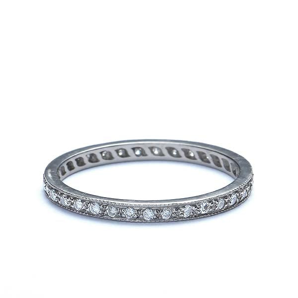 Platinum Diamond Eternity band #L1107 PLAT-2 - Leigh Jay & Co.