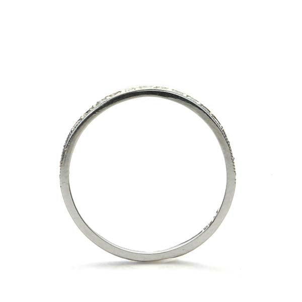 Platinum Diamond Wedding Band #L1107T PLAT Default Title