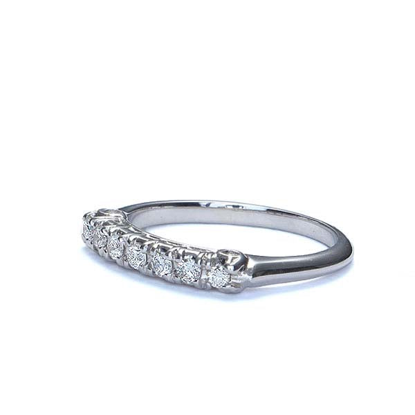 Replica 1930s wedding band. #L1262WB 14K - Leigh Jay & Co.