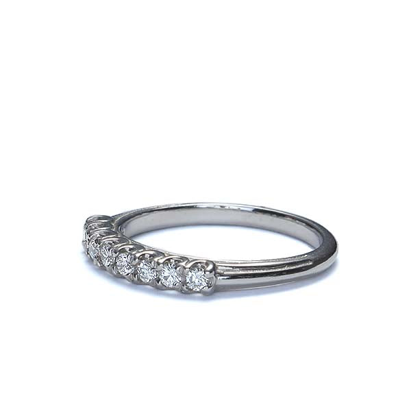 Replica 1930s diamond wedding band. #L1264 PLAT Default Title