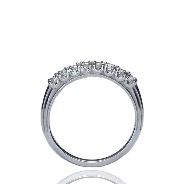 Replica 1930s diamond wedding band. #L1264 PLAT Default Title