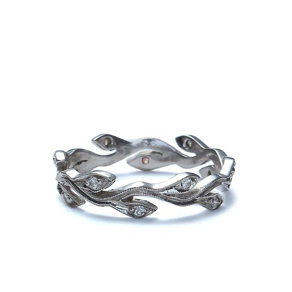 14k Diamond Wedding Band #L2604WB 14K - Leigh Jay & Co.