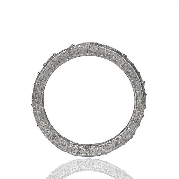 Replica Art Deco Wedding Band #L3229WB 14K