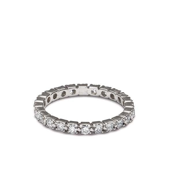 14k Diamond Eternity Band #L3287WB 14K - Leigh Jay & Co.