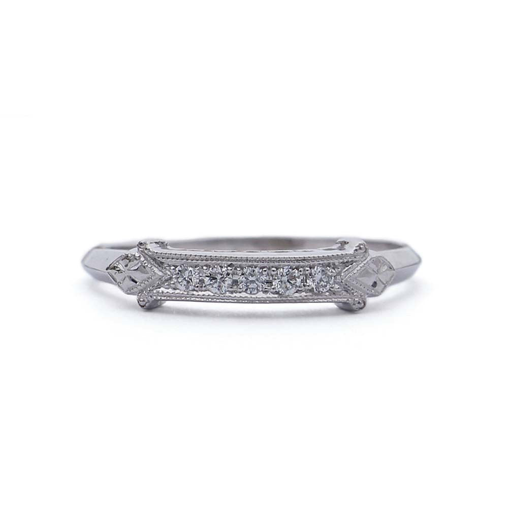 Replica Art Deco Wedding band #L3449 Default Title
