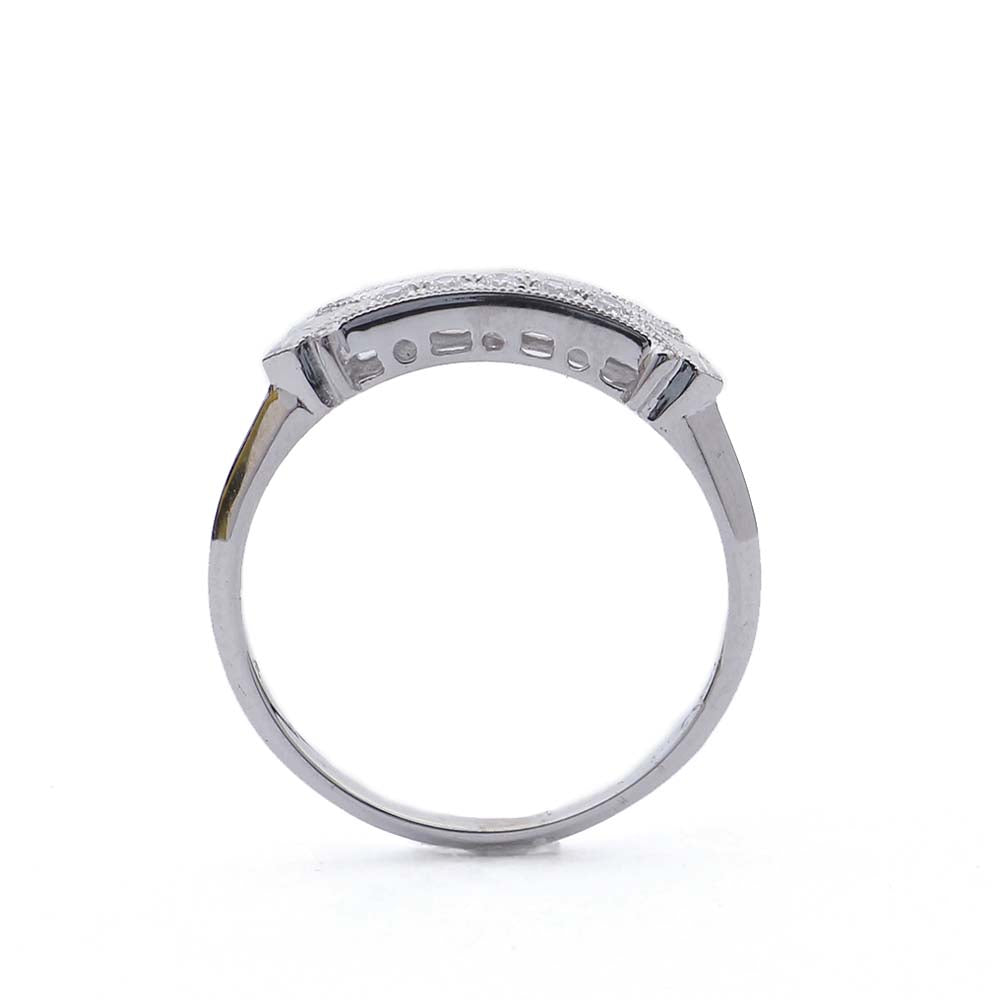 Replica Art Deco Wedding band #L3449 Default Title