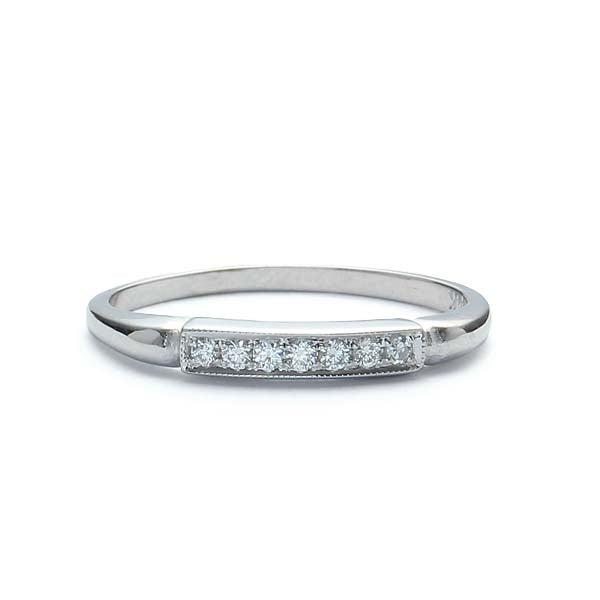 Replica Art Deco Wedding band #L3450 14kt