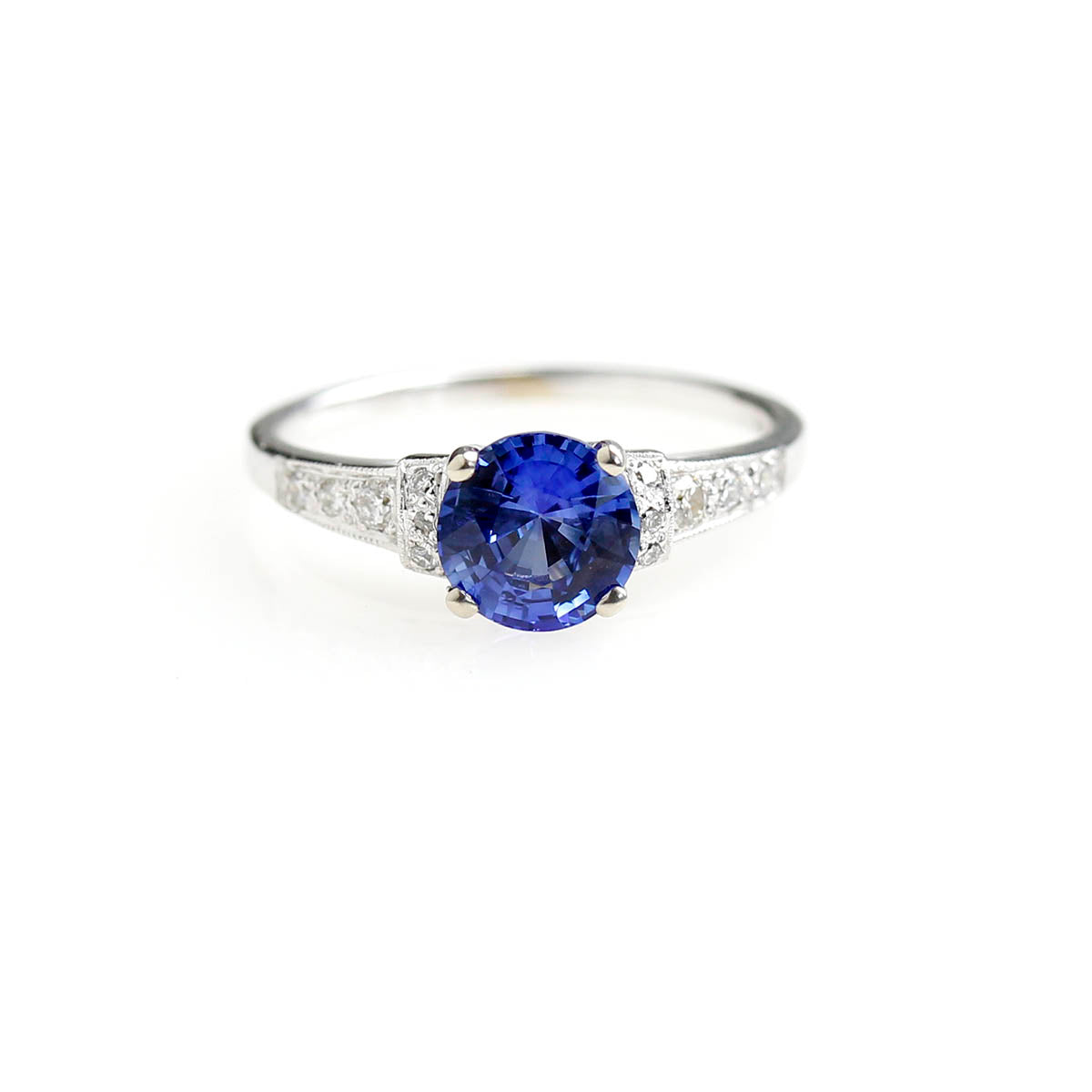 The Lily Replica Art Deco Engagement Ring #3028-12