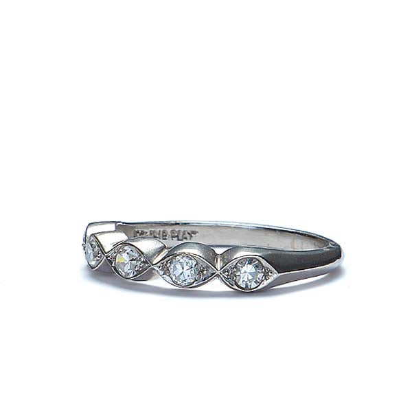 Vintage Wedding Band #R118-14 Default Title