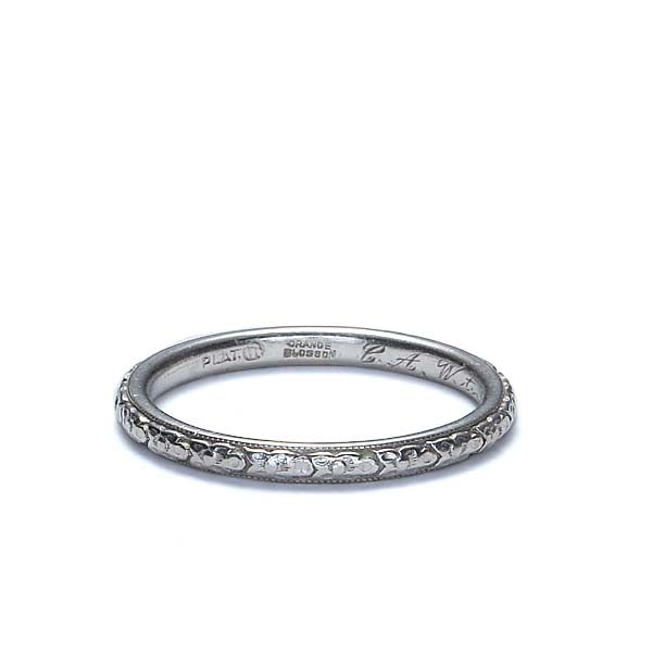 Vintage Wedding Band #R313-08 Default Title