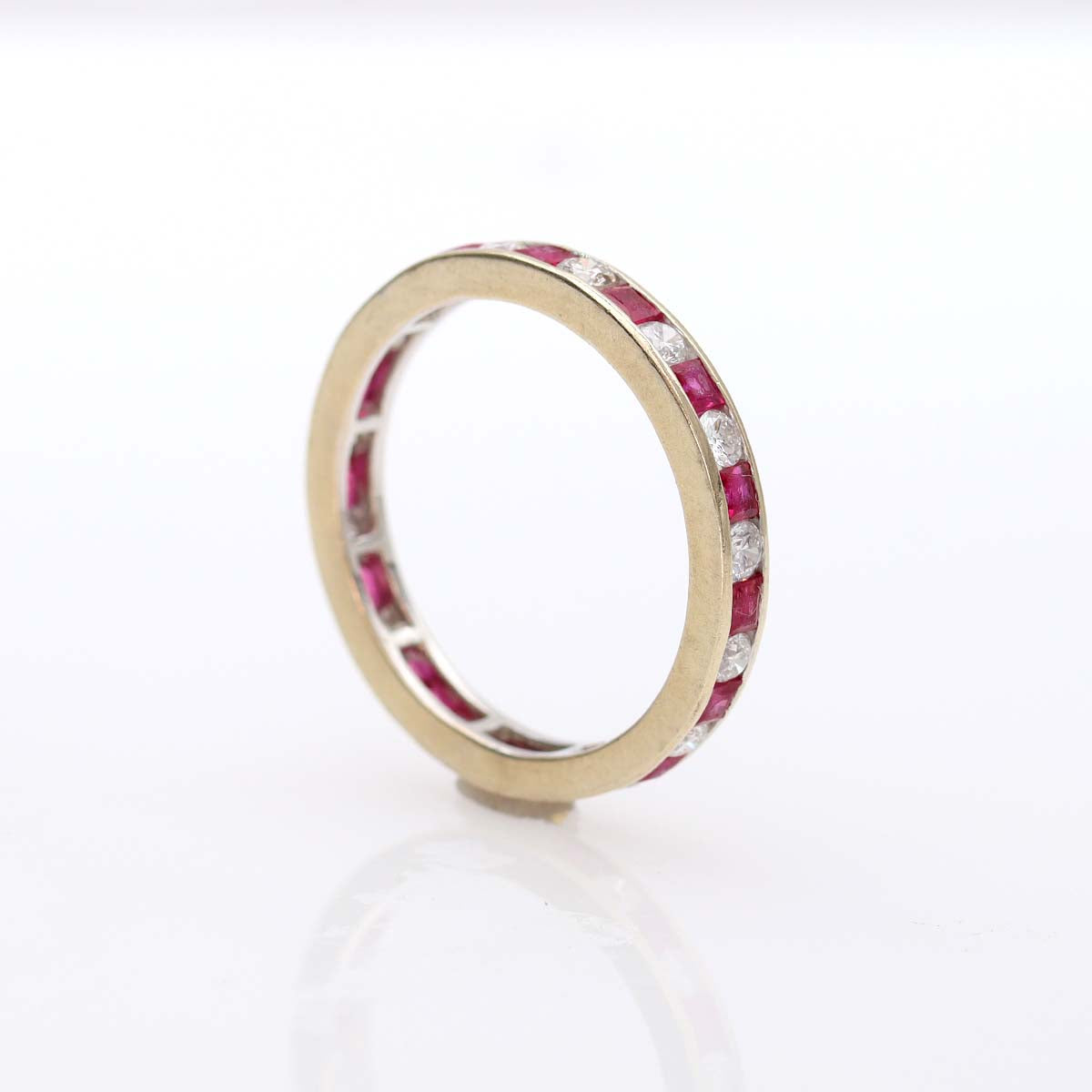 Estate Ruby and Diamond Eternity Band #VB221125-1