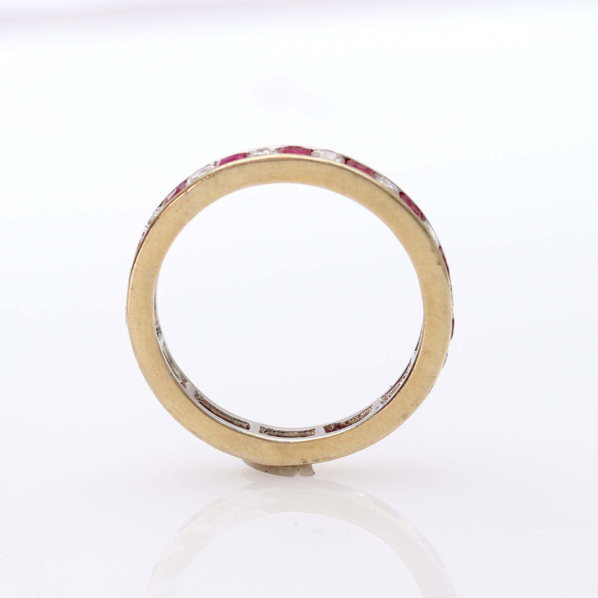 Estate Ruby and Diamond Eternity Band #VB221125-1