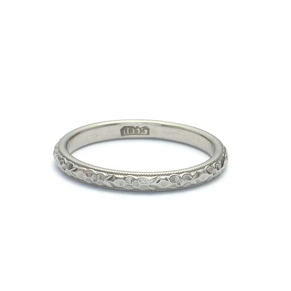 Vintage 18k Wedding Band #VB181119-3