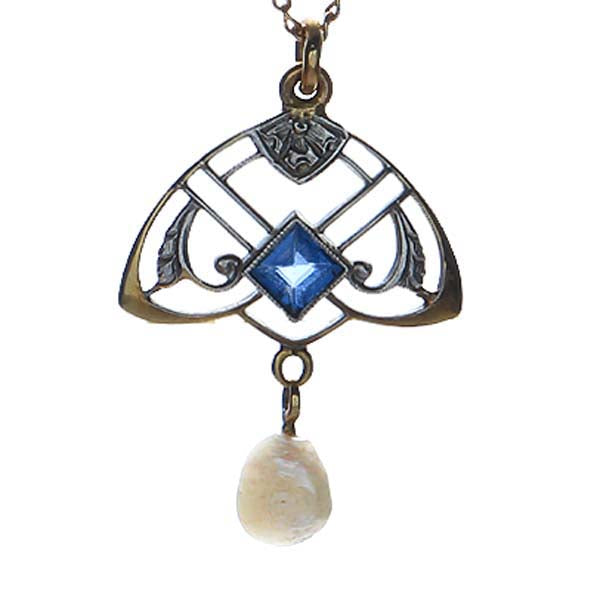 Beautiful Art Nouveau Pendant #VP506-11 Default Title
