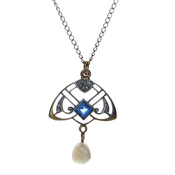 Beautiful Art Nouveau Pendant #VP506-11 Default Title