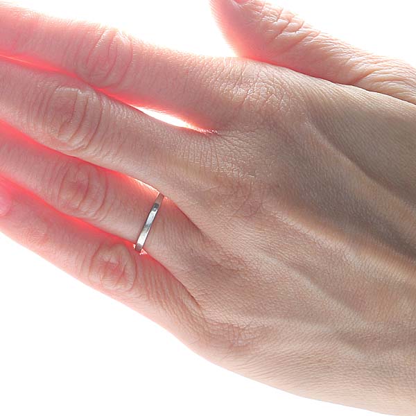 Art Deco Platinum wedding band. #VR140728-15 Default Title