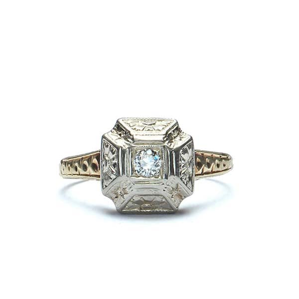 Arts & Crafts Engagement Ring #VR180501-1